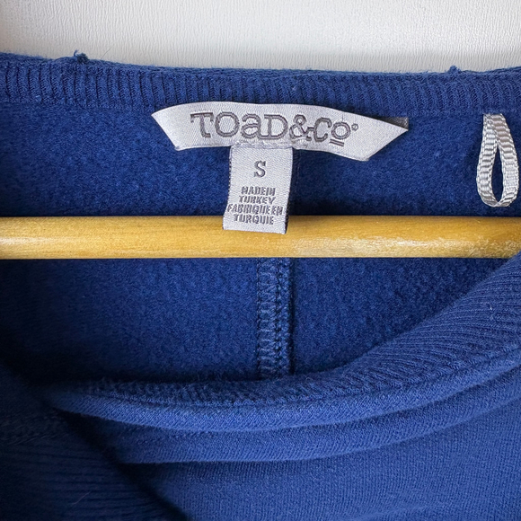 Women's Toad&Co Blue Long Sleeve Hibernation Dress S - Picture 6 of 10